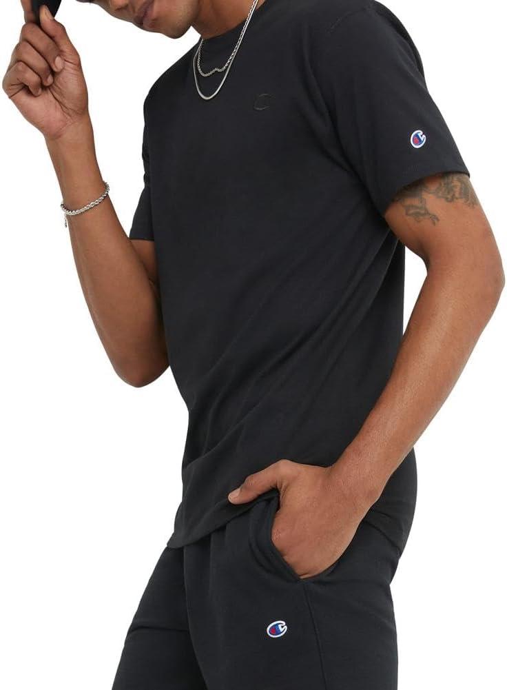 imageChampion Mens Classic Everyday Soft Comfortable TShirt Regular or Big ampamp TallBlack