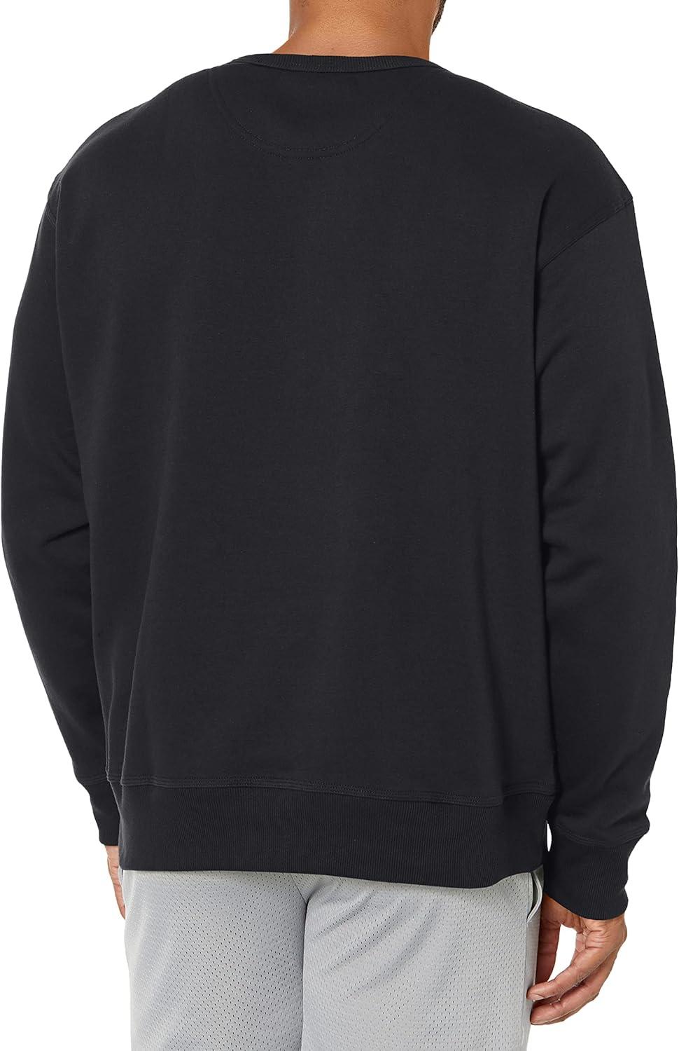 imageChampion Mens Fleece Midweight Crewneck Sweatshirt Reg Or Big ampamp TallBlack