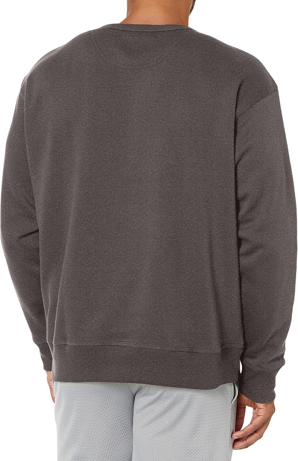 imageChampion Mens Fleece Midweight Crewneck Sweatshirt Reg Or Big ampamp TallGranite Heather