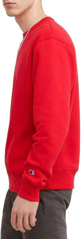 imageChampion Mens Fleece Midweight Crewneck Sweatshirt Reg Or Big ampamp TallTeam Red Scarlet
