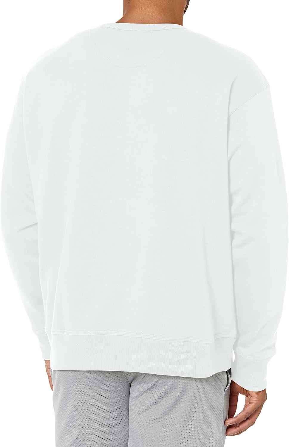 imageChampion Mens Fleece Midweight Crewneck Sweatshirt Reg Or Big ampamp TallWhite