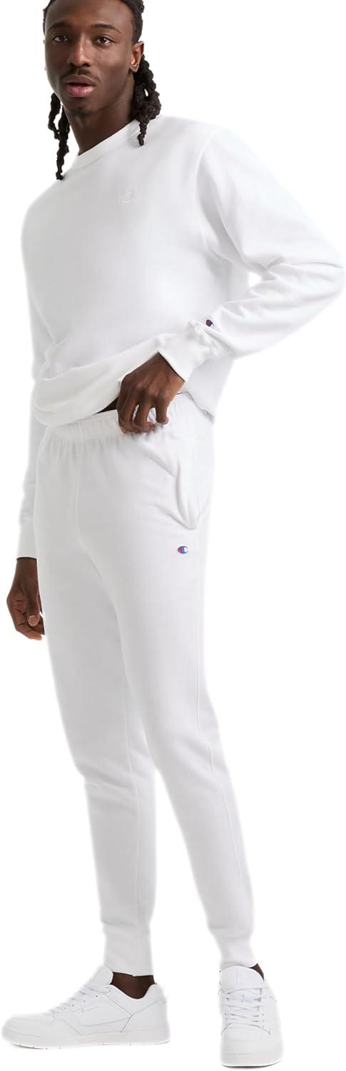 imageChampion Mens Fleece Midweight Crewneck Sweatshirt Reg Or Big ampamp TallWhite