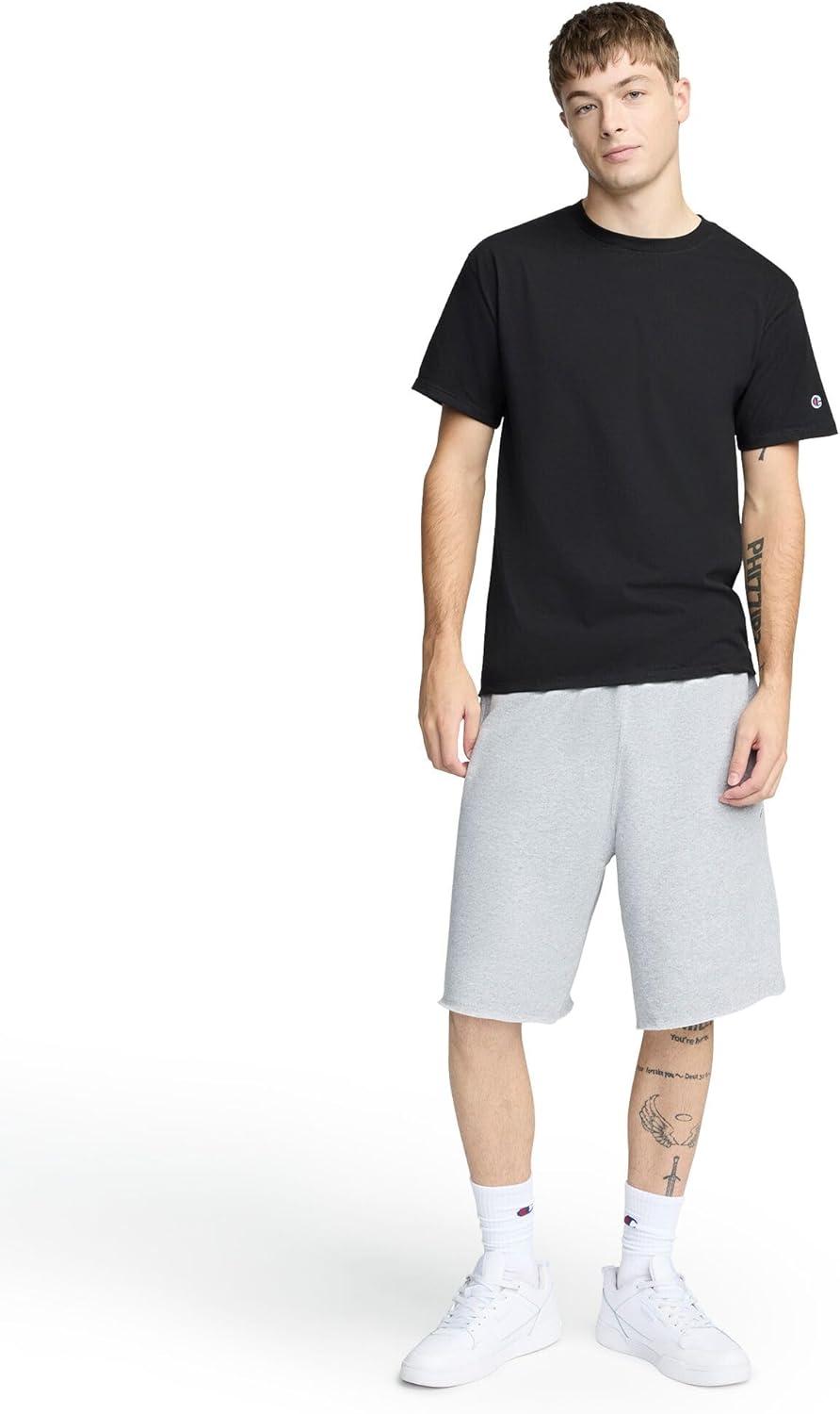 imageChampion Mens Heritage Short Sleeve Tee Mens TShirts Vintage Shirts Mens Tee Shirts GraphicsBlack