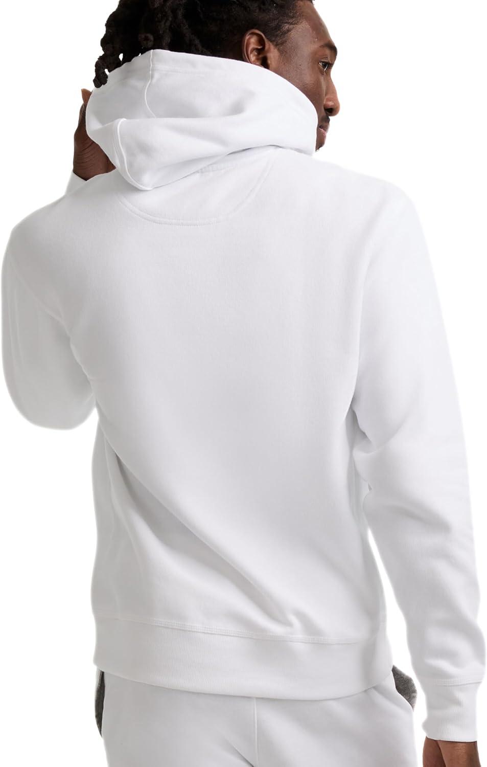 imageChampion Mens Pullover Fleece Hoodie Midweight C Logo Reg Or Big ampamp TallWhite C Logo