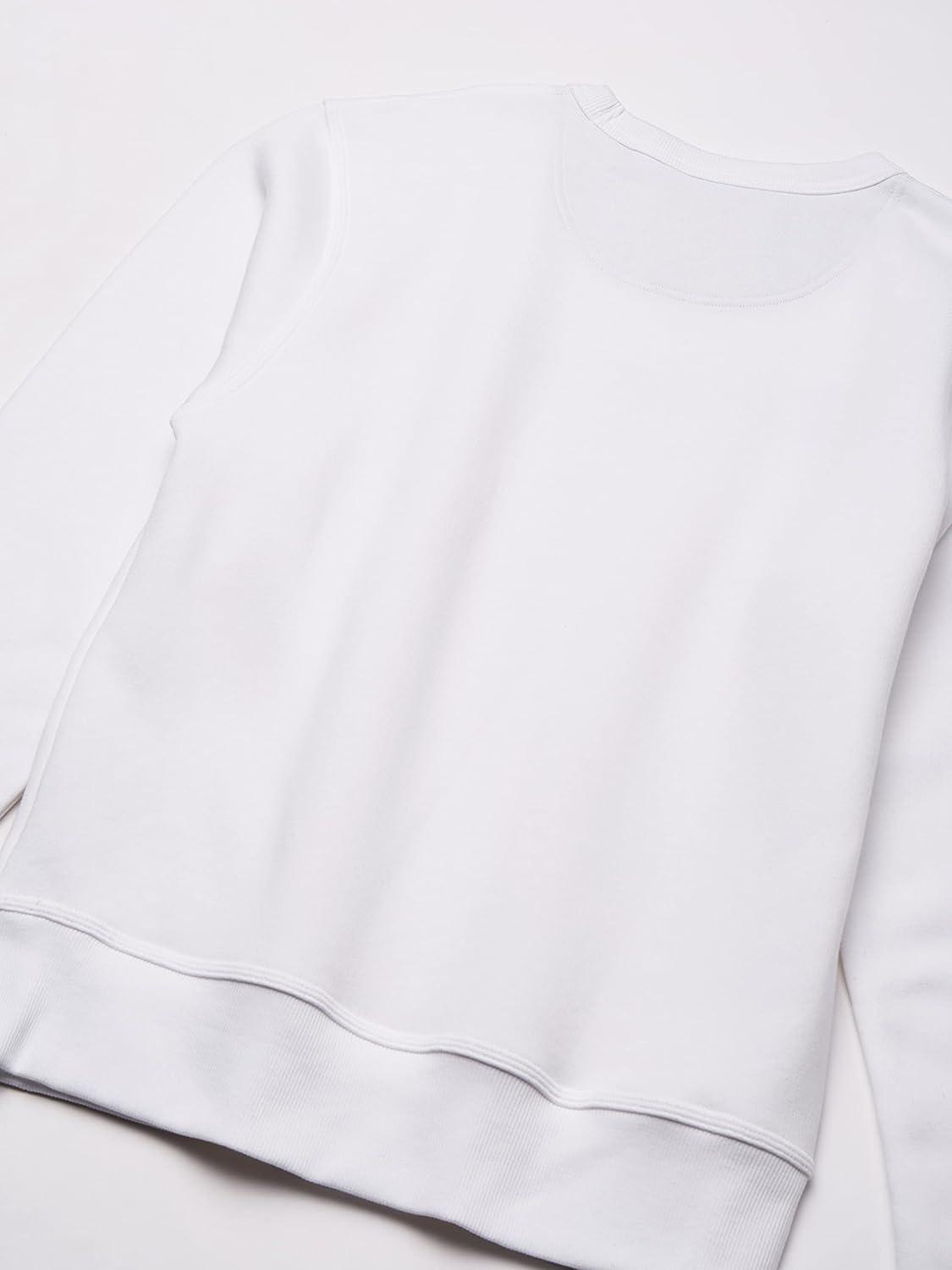 imageChampion Mens Sweatshirt Fleece Midweight Crewneck Sweatshirt Reg Or Big ampamp TallWhite Classic Script Logo