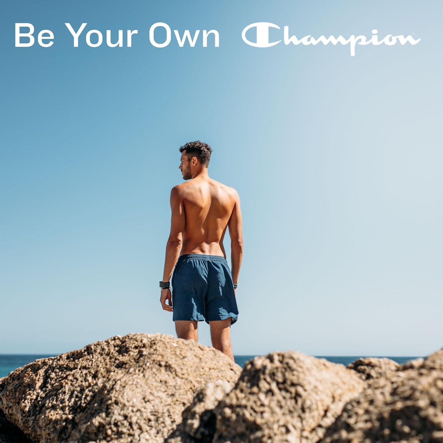 imageChampion Rash Guard for Men Short Sleeve Mens Swim Shirt Sun Shirt UPF 50 UV Protection SPF Quick Drying RashguardWhite