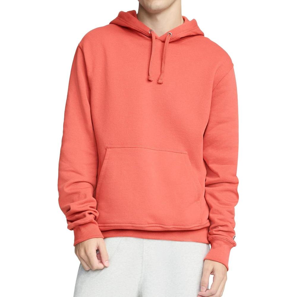 imageChampion Mens Fleece Script Logo Hoodie Reg Or Big ampamp TallPicante Pink