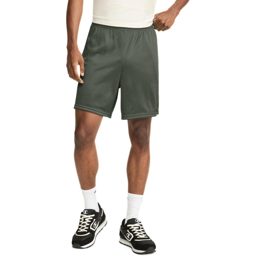 imageChampion Mens Sport Shorts Moisture Wicking Athletic Shorts Gym Shorts Reg Or Big ampamp TallGround Green