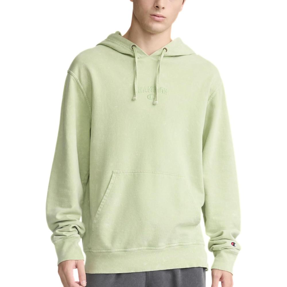 imageChampion Mens Vintage Wash Lightweight HoodieSage Tea Green