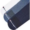 Champion Men’s 6-Pack Low Cut Socks(Blue Assorted)