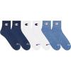 Champion Men’s Ankle Socks (6-Pack)(Blue Assorted)