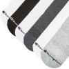 Champion Men’s Ankle Socks (6-Pack)(High Quarter Multi (White  Grey  Black))