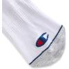 Champion Men’s Ankle Socks (6-Pack)(High Quarter White Heel/Toe)