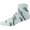 Champion Men’s Ankle Socks (6-Pack)(White With All Over Script – 6 Pack)