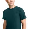 Champion Men’s Classic Everyday Soft, Comfortable T-Shirt (Regular or Big & Tall)(Emerald Allure – C Logo)