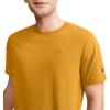 Champion Men’s Classic Everyday Soft, Comfortable T-Shirt (Regular or Big & Tall)(Honey Mustard Yellow – C Logo)