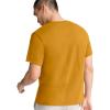 Champion Men’s Classic Everyday Soft, Comfortable T-Shirt (Regular or Big & Tall)(Honey Mustard Yellow – C Logo)