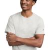 Champion Men’s Classic Everyday Soft, Comfortable T-Shirt (Regular or Big & Tall)(Oxford Gray – C Logo)