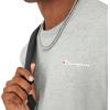 Champion Men’s Classic Graphic Short Sleeve T-Shirt, Script Logo (Reg. Or Big & Tall)(Oxford Gray Small Script)