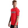 Champion Men’s Classic Graphic Short Sleeve T-Shirt, Script Logo (Reg. Or Big & Tall)(Team Red Scarlet – Block Logo)