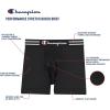 Champion Men’s Everyday Active Lightweight Stretch Boxer Briefs – 3 Pack(Regular Leg – Black – 3 Pack)