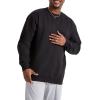 Champion Men’s Fleece Midweight Crewneck Sweatshirt (Reg. Or Big & Tall)(Black)