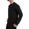 Champion Men’s Fleece Midweight Crewneck Sweatshirt (Reg. Or Big & Tall)(Black C Logo)