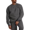 Champion Men’s Fleece Midweight Crewneck Sweatshirt (Reg. Or Big & Tall)(Granite Heather)