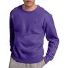 Champion Men’s Fleece Midweight Crewneck Sweatshirt (Reg. Or Big & Tall)(Purple – C Logo)