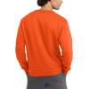 Champion Men’s Fleece Midweight Crewneck Sweatshirt (Reg. Or Big & Tall)(Spicy Orange C Logo)
