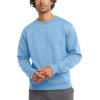 Champion Men’s Fleece Midweight Crewneck Sweatshirt (Reg. Or Big & Tall)(Swiss Blue – C Logo)