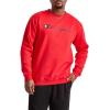 Champion Men’s Fleece Midweight Crewneck Sweatshirt (Reg. Or Big & Tall)(Team Red Scarlet – Classic Script Logo)