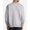 Champion Men’s Fleece Midweight Crewneck Sweatshirt (Reg. Or Big & Tall)(White Double Logo)