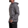 Champion Men’s Fleece Script Logo Hoodie (Reg. Or Big & Tall)(Granite Heather Script)