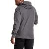 Champion Men’s Fleece Script Logo Hoodie (Reg. Or Big & Tall)(Granite Heather Script)