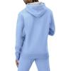 Champion Men’s Fleece Script Logo Hoodie (Reg. Or Big & Tall)(Plaster Blue Small Script)