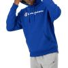 Champion Men’s Fleece Script Logo Hoodie (Reg. Or Big & Tall)(Surf the Web – Classic Script Logo)