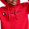Champion Men’s Fleece Script Logo Hoodie (Reg. Or Big & Tall)(Team Red Scarlet Script)