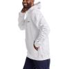 Champion Men’s Fleece Script Logo Hoodie (Reg. Or Big & Tall)(White – Classic Script Logo)