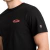 Champion Men’s Heritage Short Sleeve Tee, Men’s T-Shirts, Vintage Shirts, Men’s Tee Shirts, Graphics(Black – Globe)