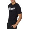 Champion Men’s Heritage Short Sleeve Tee, Men’s T-Shirts, Vintage Shirts, Men’s Tee Shirts, Graphics(Black – Script Logo)