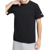 Champion Men’s Heritage Short Sleeve Tee, Men’s T-Shirts, Vintage Shirts, Men’s Tee Shirts, Graphics(Black)
