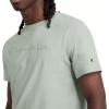 Champion Men’s Heritage Short Sleeve Tee, Men’s T-Shirts, Vintage Shirts, Men’s Tee Shirts, Graphics(Clever Sage – Tonal Script Logo)