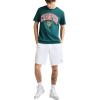 Champion Men’s Heritage Short Sleeve Tee, Men’s T-Shirts, Vintage Shirts, Men’s Tee Shirts, Graphics(Emerald Allure – Block Arch & Seal)