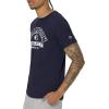 Champion Men’s Heritage Short Sleeve Tee, Men’s T-Shirts, Vintage Shirts, Men’s Tee Shirts, Graphics(Navy – Champion Athletics)