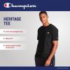 Champion Men’s Heritage Short Sleeve Tee, Men’s T-Shirts, Vintage Shirts, Men’s Tee Shirts, Graphics(Navy Colored Big C)