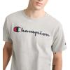 Champion Men’s Heritage Short Sleeve Tee, Men’s T-Shirts, Vintage Shirts, Men’s Tee Shirts, Graphics(Oxford Gray – Classic Script Logo)