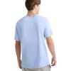 Champion Men’s Heritage Short Sleeve Tee, Men’s T-Shirts, Vintage Shirts, Men’s Tee Shirts, Graphics(Pewter Blue – Tonal Script Logo)