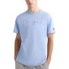 Champion Men’s Heritage Short Sleeve Tee, Men’s T-Shirts, Vintage Shirts, Men’s Tee Shirts, Graphics(Pewter Blue – Tonal Script Logo)