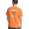 Champion Men’s Heritage Short Sleeve Tee, Men’s T-Shirts, Vintage Shirts, Men’s Tee Shirts, Graphics(Pop Orange – Sunset Vibes)